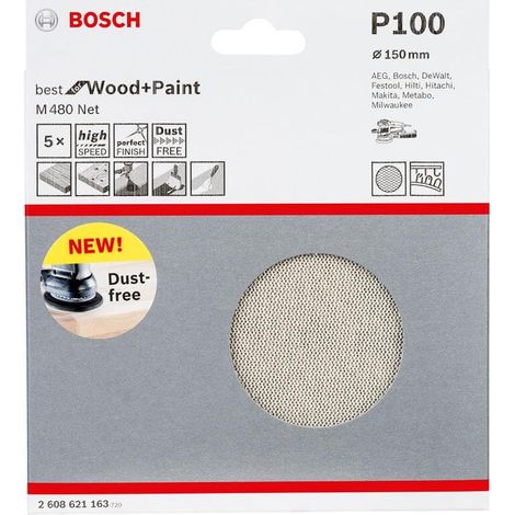 Bosch Netzschleifscheibe M480 150mm,K100,5x (1/5)