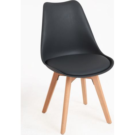 Packs Sillas Comedor - Pack 6 Sillas Synk Basic - Negro (1/5)
