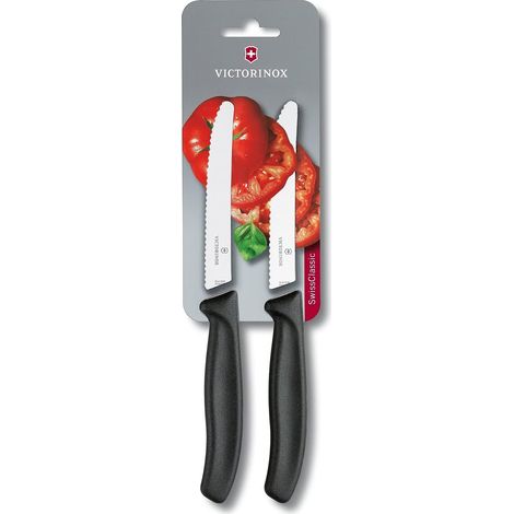 Victorinox Coltelli da Tavola con Lama Seghettata a Punta Tonda - 6.7833.B