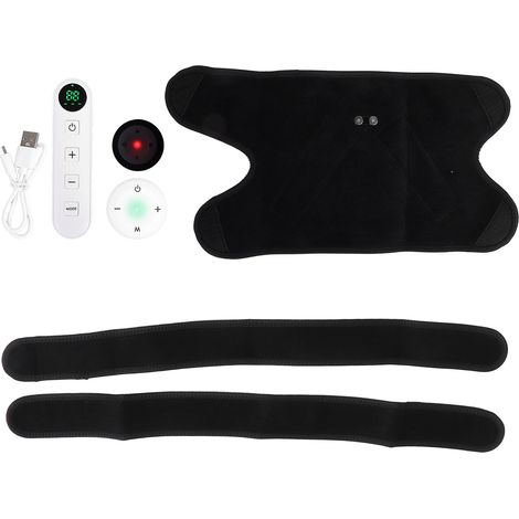 Enveloppe chauffante électrique pour épaule - Coussin de massage et relaxation musculaire antidouleur (1/5)