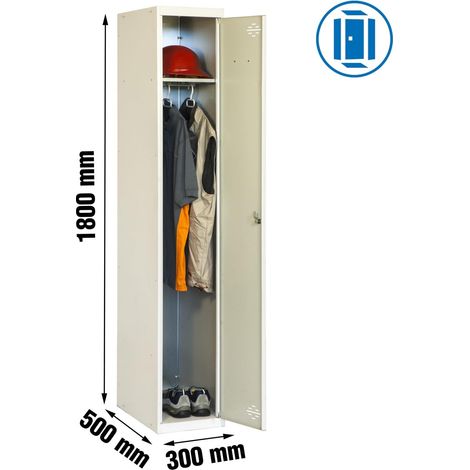 Taquillas metálicas SIMONLOCKER (180x30x50cm) GRIS TAQUILLA (1/5)