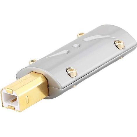 Viborg HI-END USB 2.0 Connecteur USB Type AB Câble USB HiFi DIY DAC Bronze Plaqué Or 24K UA201 UB201 A2 (1/5)