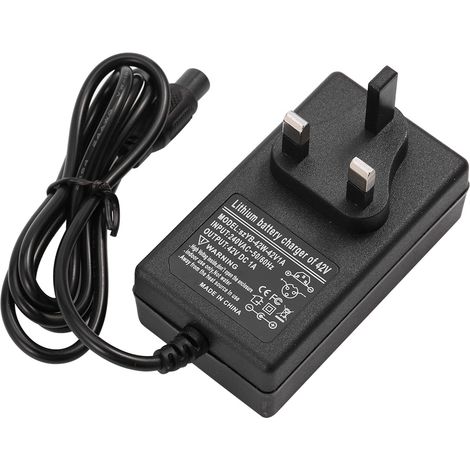 Chargeur Secteur 42V 1A pour Scooter Électrique et Gyropode - Alimentation 100-240V (Fiche UK) (1/5)