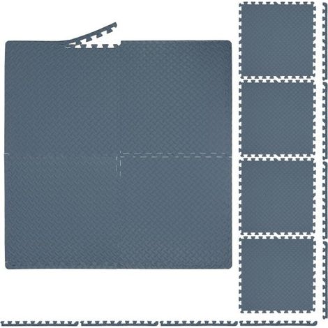Floor foam mat set of 8 puzzle tiles