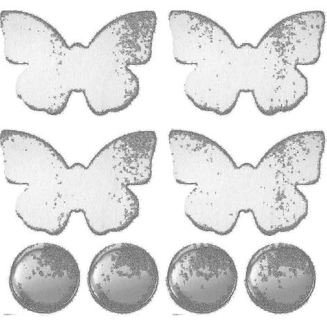 Suspension magnétique pour nappe, rideau magnétique, rideau de douche, suspension magnétique pour nappe de pique-nique, motif papillon, taille unique. (1/5)