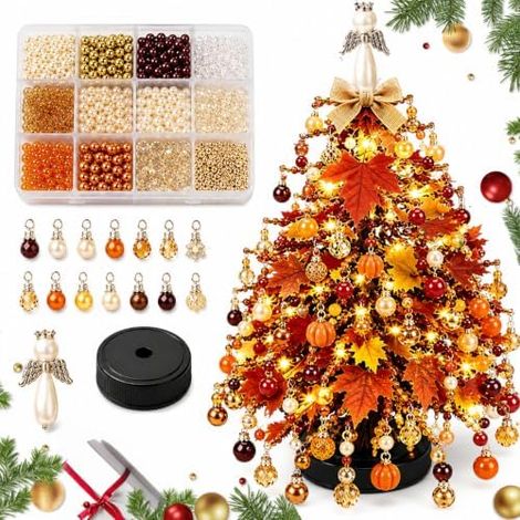 DIY Christmas Tree Beads Kit, 3D Beads Kit (B)