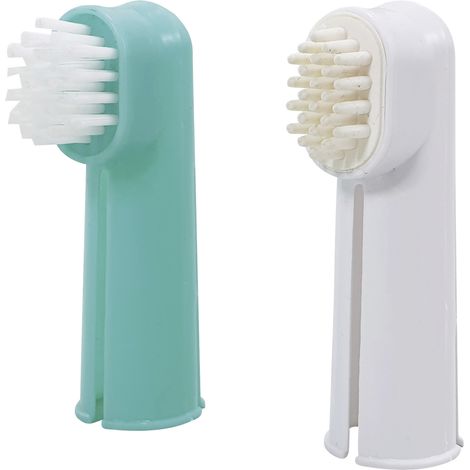 Nobby Fingerzahnbürsten Set - 2 Stück für Hunde Hundepflege