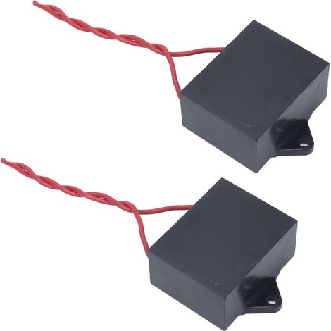 Ventilateur de Plafond Condensateur 2 Pièces 25UF 2 Fils CBB61 250VAC Longueur Fil 14cm (1/5)