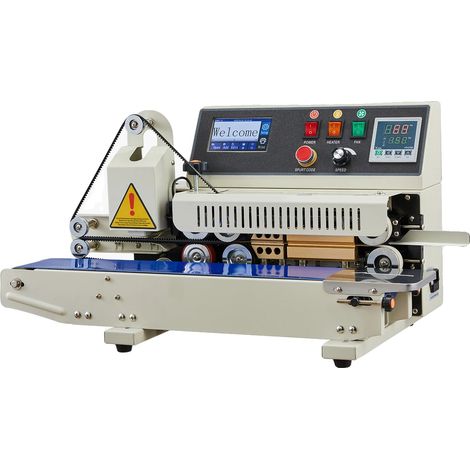 Machine de scellage de sacs continu, haute efficacité, compatibilité polyvalente, Horizontal (1/2)