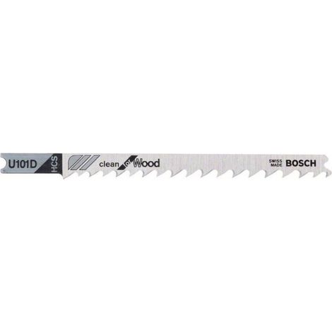 Bosch 3x  Hoja de  sierra U  101 D  Clean for  Wood -  2608637723