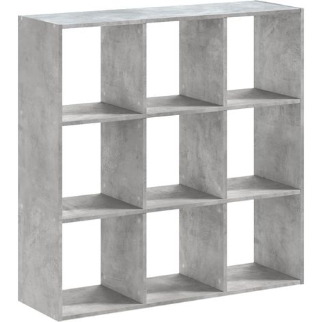 Maison Exclusive - Libreria Grigio Cemento 102x32x102 cm in Legno Multistrato