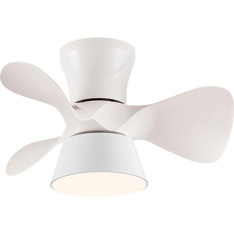 Ventilateur Plafonnier Chambre Enfant, 6 Vitesses, Éclairage Dimmable et Minuterie-Blanc (1/5)