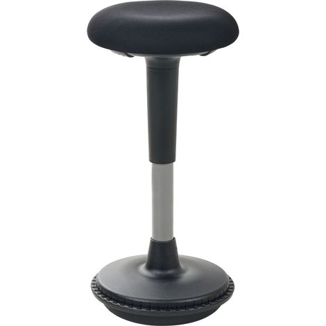 Wackelhocker ESTELL Stoff Schwarz