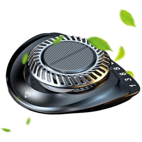 Désodorisant solaire rotatif pour voiture, parfums originaux Design numéro de parking, rotation, diffuseur de parfum, accessoire pour tableau de bord anti-odeurs (1/5)