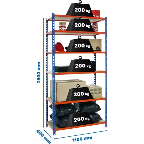 Simonrack Maderclick Superplus 6 400 Blau Orange Holz