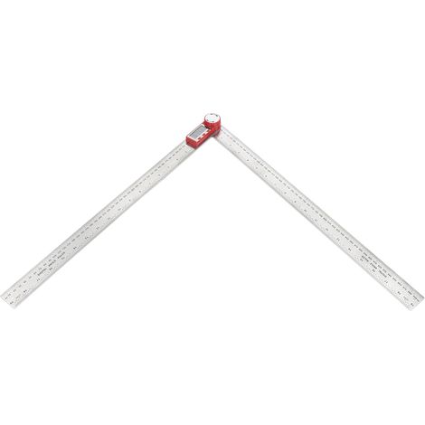 Règle numérique électronique en acier inoxydable, outil de mesure à 360 degrés pour la mesure d'angles et de longueurs (0-500 mm). (1/5)