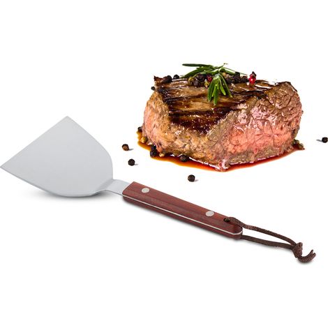 Pelle à crêpes en acier inoxydable, pelle à barbecue avec manche, pelle de cuisine 85 (1/5)