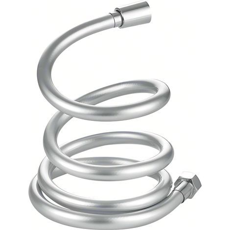 Universal 1.5m PVC shower hose with anti-twist protection and 304 stainless steel fitting for bathroom (1/5)