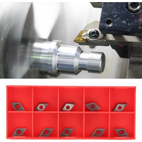 DCMT0702 EM YBC205 Hartmetall-Wendeschneidplatten für Drehmaschinen mit Schraubenschlüssel für die Stahl-Halbschlichtbearbeitung (1/5)