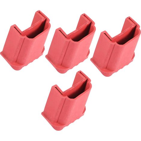 Lot de 4 protections antidérapantes en aluminium pour pieds d'échelle (1/5)