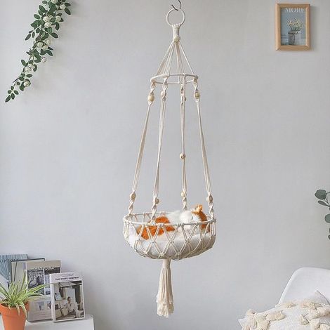 LaBlanc – Hängematte für Katzen, Katzenbett für drinnen, Katzenschaukelnest, Geschenke für Katzenliebhaber (1/5)
