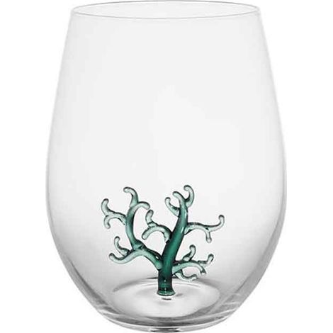 Verre oasis turquoise 10x10x12cm (1/3)