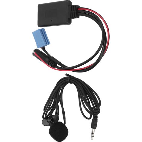 Mini-ISO-8-Pin-Automikrofon mit Adapter und Bluetooth-5.0-Kabel, kompatibel mit Mobiltelefonen, Tablets und MP3-Playern (1/5)
