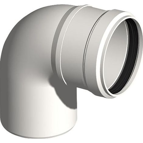 Systeme gaz d'echappement plastique Coude 87° - DN 110