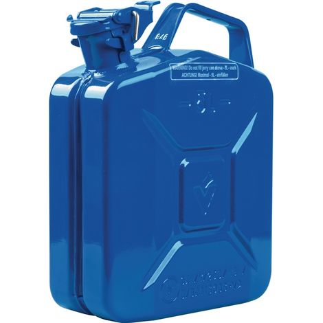VALPRO KN1459 Kraftstoffkanister 5 l Signalblau RAL 5005 Stahlblech 0,9 mm L230
