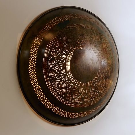 Aplique Dagmar Cir. Cobre Env. Y Oro 50D Cms. 50Dx12 Cms (1/3)
