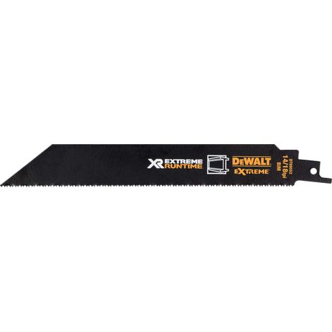 DeWALT XR Extreme Runtime Säbelsägeblatt BIM Metall 203 mm 5 Stück, DT99552