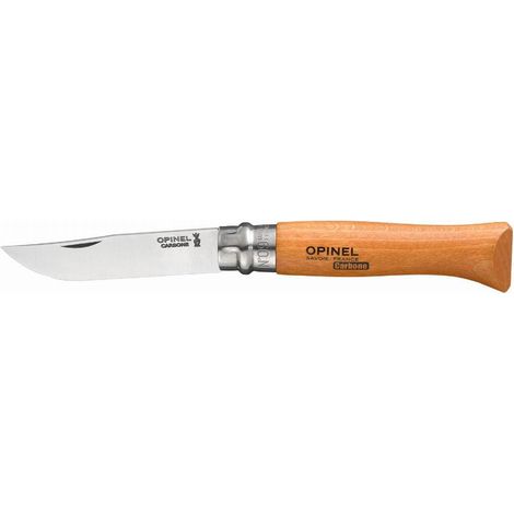 OPINEL Messer Nr. 9 Karbonklinge mit Sicherheitsring - 113090