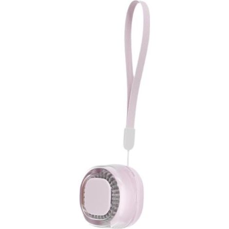 Tragbarer Gürtelclip-Ventilator für Arbeit, Angeln, Wandern und Zuhause, Lila-Rosa (1/5)