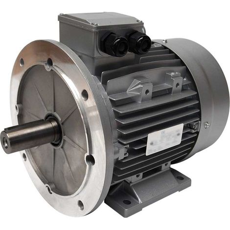 Moteur Électrique Triphasé 230/400V 5.5kW 1500tr/min - MH1132S4B35 Bride B35 - Bobinage cuivre (1/5)
