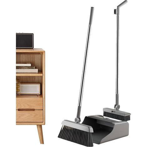 Ensemble Balai et Pelle à Poussière, 3 Pièces Outils De (1/5)