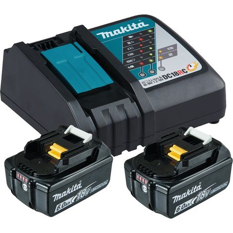 Makita Kit Source d'Énergie Li 18V 6Ah (199480-6)