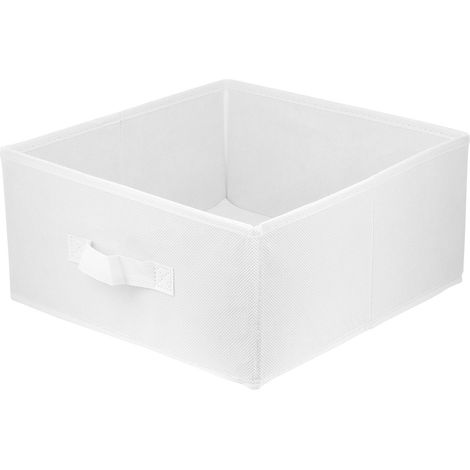 Boîte en carton Boîte textile 31x31x15 blanche - white 31x31x15