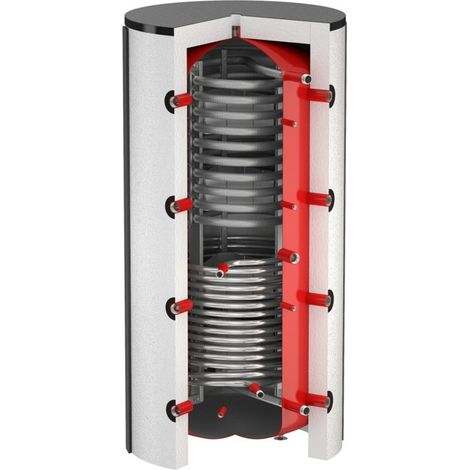 Flamco Komb Frischwasser Spei. Duo FWS 1000 l, d 790, m Ed.- Wellwärmet. (1/2)