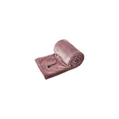 Couverture chauffante électrique USB, chauffage Intelligent à température constante pour le bureau familial, 140x80cm, rose poussiéreux (1/5)