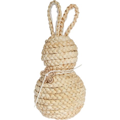 Strohhase Osterfigur 30 cm (1/4)