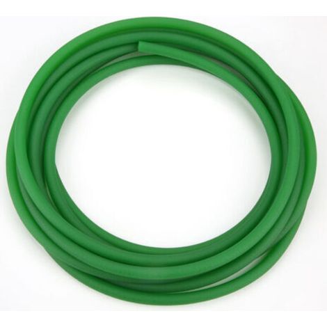 Courroie ronde en polyuréthane PU à surface rugueuse verte pour transmission (8 mm x 5 m) (1/5)