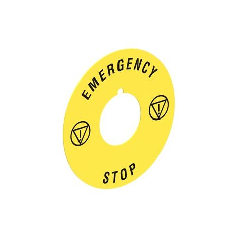 Disco Plastico per pulsanti a fungo, 60Mm Emergency-StopLOVLPXAU115