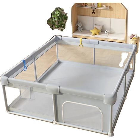 Parc, Design Ajustable, Matériaux Sûrs pour Enfants, 180x200x65cm (1/2)