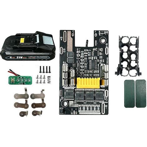 5-Kern-Akkuaufbewahrungskoffer für Makita 21700 Elektrowerkzeuge mit 4MOS 6Alloy-Akkuschutzplatine und 9A-Schnellladefunktion (1/5)