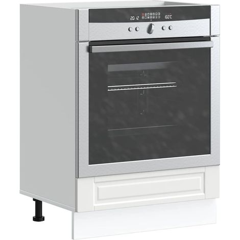 vidaXL Armadio per Forno Porto Bianco in Legno Multistrato (1/6)
