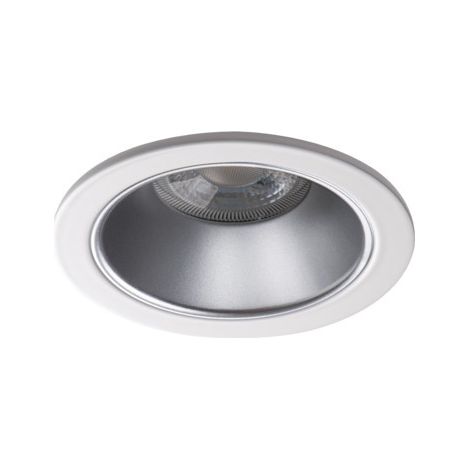 Supporto Faretto da Incasso LED 10W AC/DC12V-AC220-240V GU5.3/GU10 Ø89mm Silver - foratura Ø75mm (1/3)