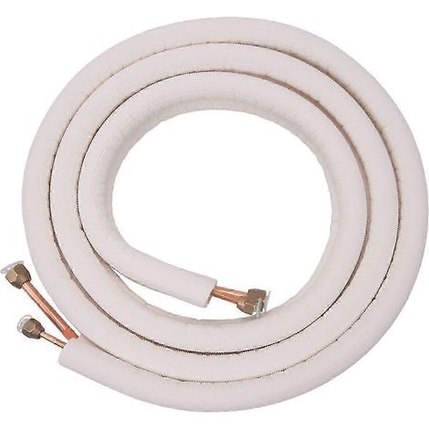 Tuyau en aluminium isolé pour serpentin de climatiseur (paire) 1/4 po 3/8 po SZRH (1/4)