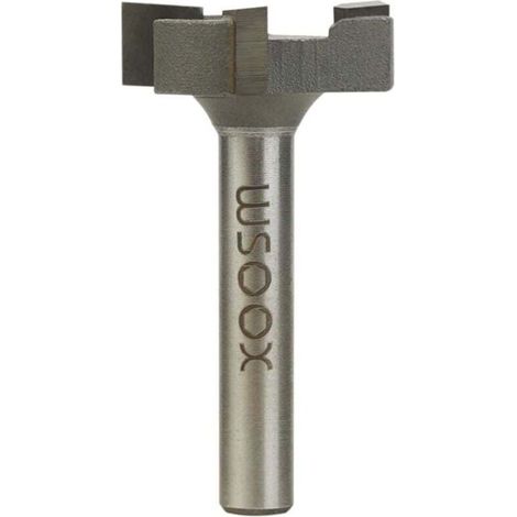 6mm Tige Fraises à Défoncer Carbure de Tungstène, Fraise à Bois Pour Outils électriques Outil de Menuiserie, Diamètre de la tête de coupe 1 pouce