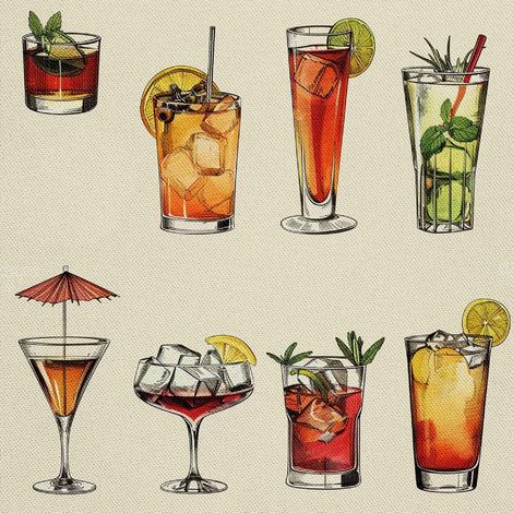 Décorations d'extérieur Oxford - Motif Cocktail DX8335 (1/5)