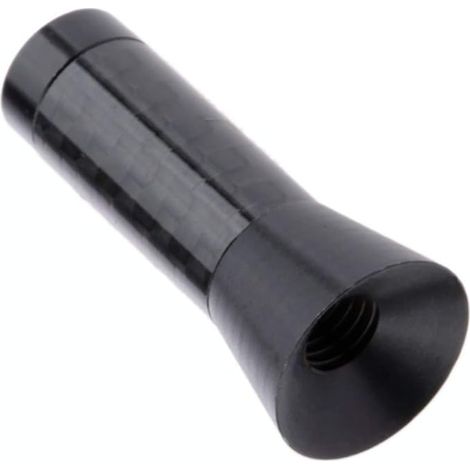 BRAVIX Antenne Voiture en Fibre de Carbone, Antenne Auto Universelle, Mini Court Antenne Radio Voiture de 3,5 cm pour la Suppression de L'électricité Statique, Amélioration du Signal AM/FM (Noir) (1/3)